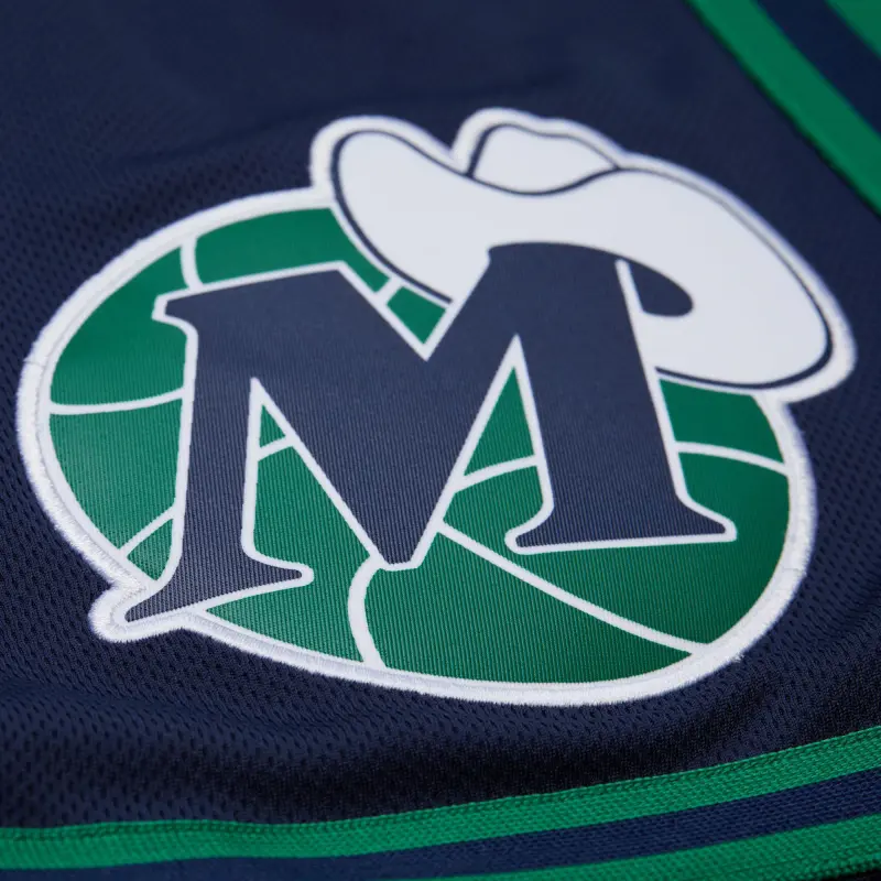 Mitchell & Ness x NBA Dallas Mavericks Team Casual Shorts Unisex Blue-2