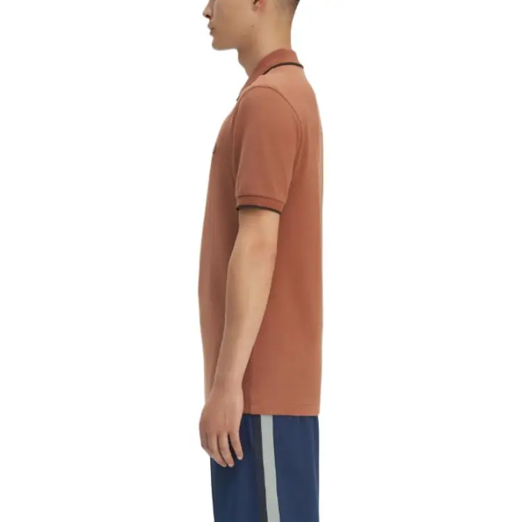 FRED PERRY Polo Shirt Men's Brown-3