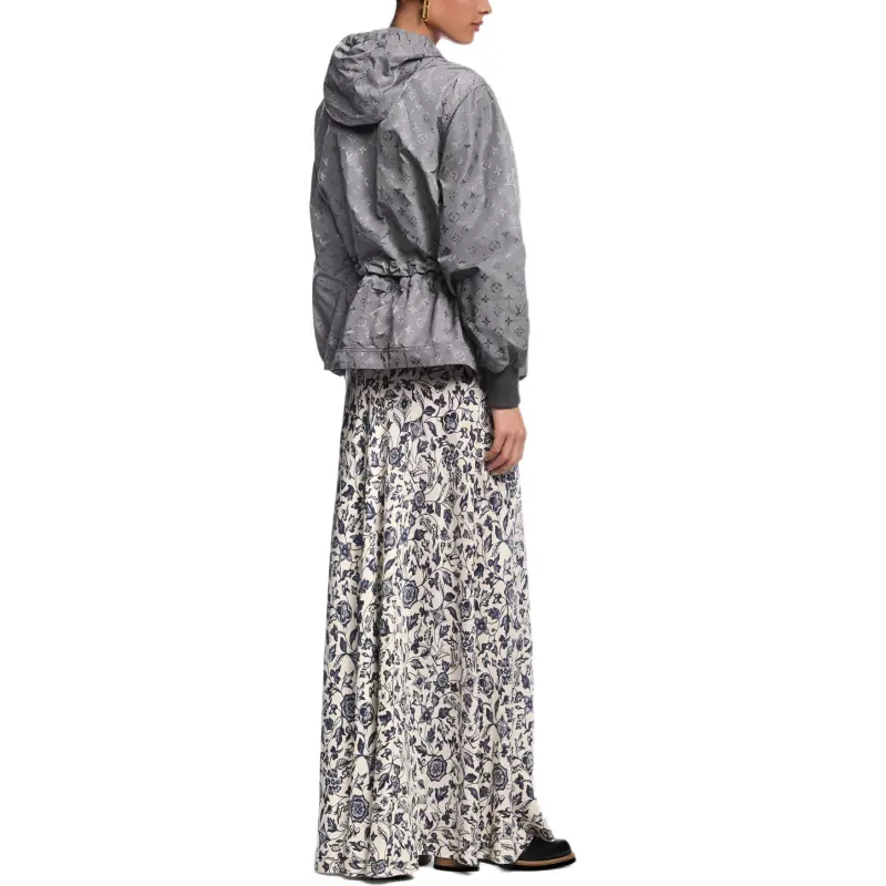 Lv Hooded Monogram Parka-4