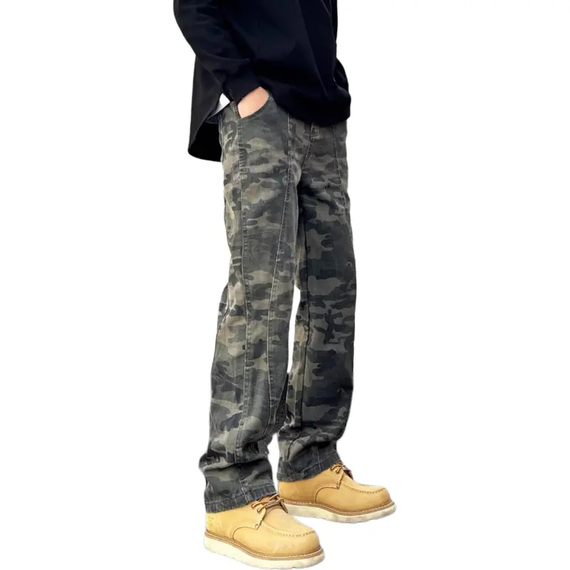 KVIV Jeans Men Camouflage -4