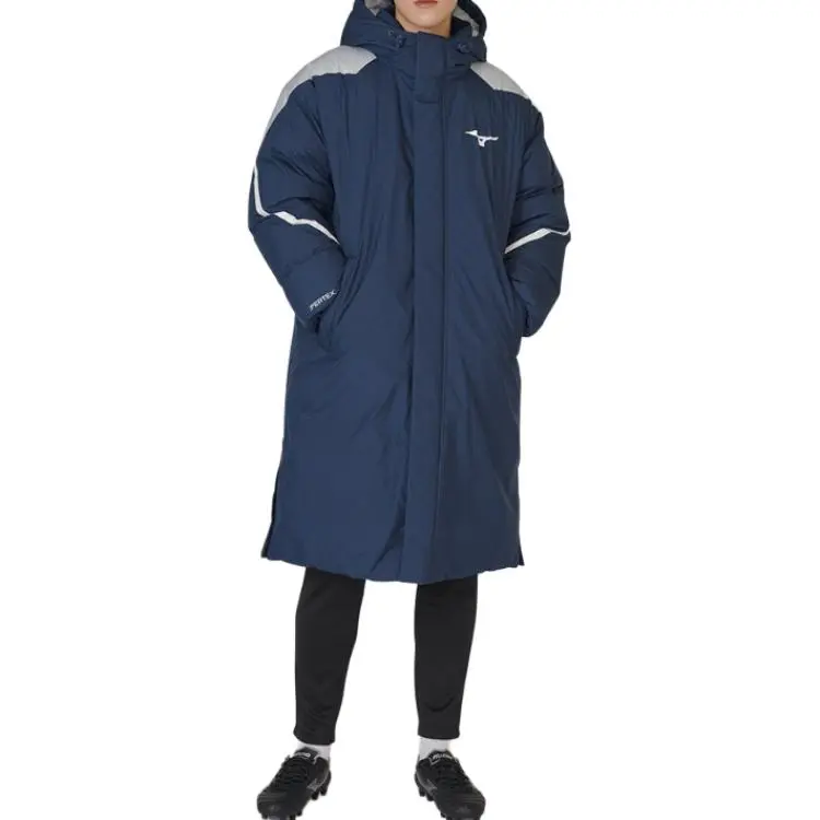 Mizuno Down Jackets Men Blue-2