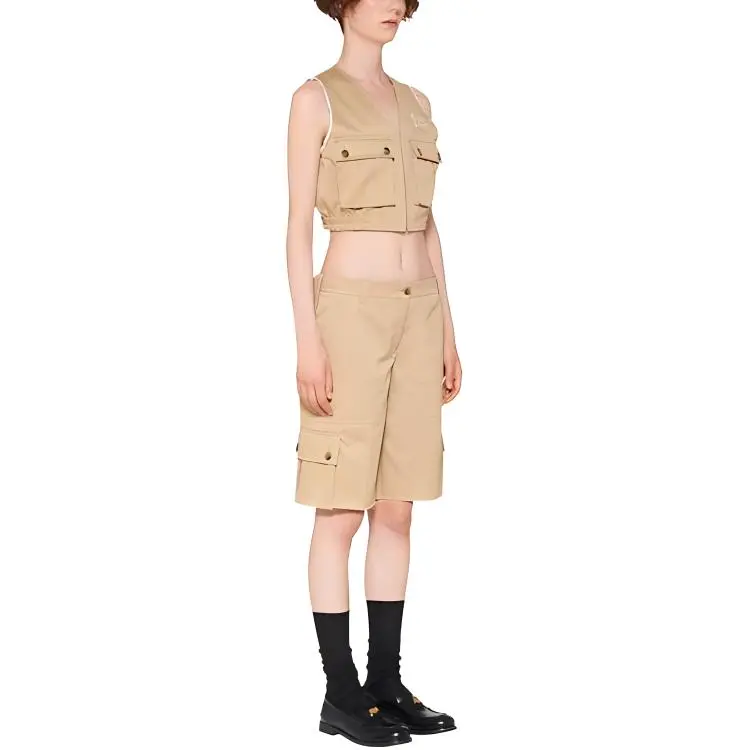 MIU MIU Cotton Chino Bermuda Shorts-3