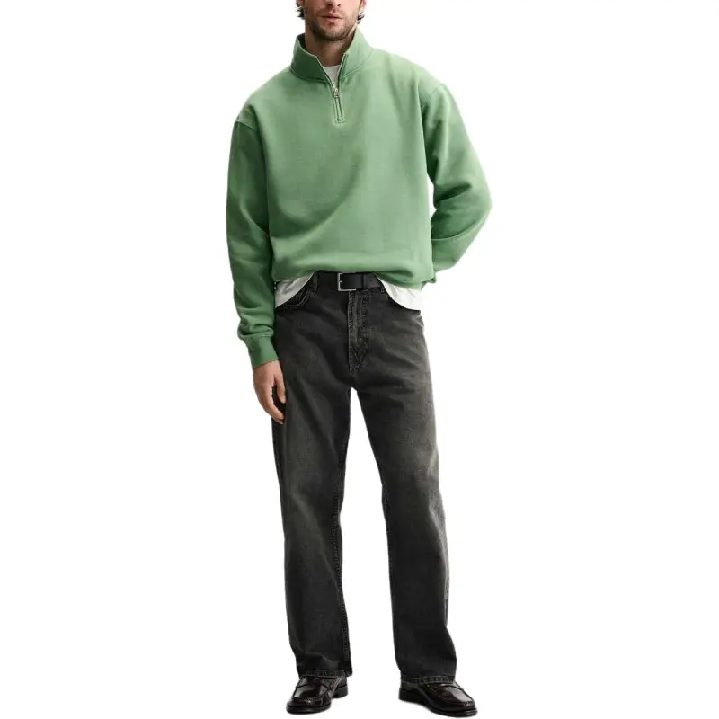 ZARA Sweatshirts Men Green-1