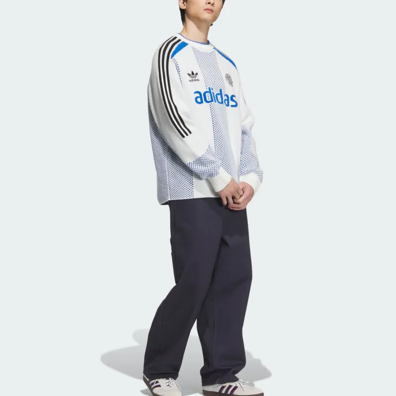 Adidas Originals ADCBC FW24 LS PO U Sweatshirt Unisex White-3