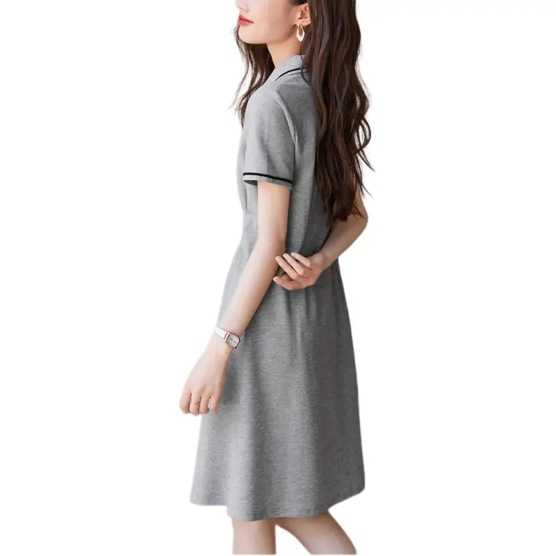 Mo Han Yi Mei Short Sleeved Dress Women's-2