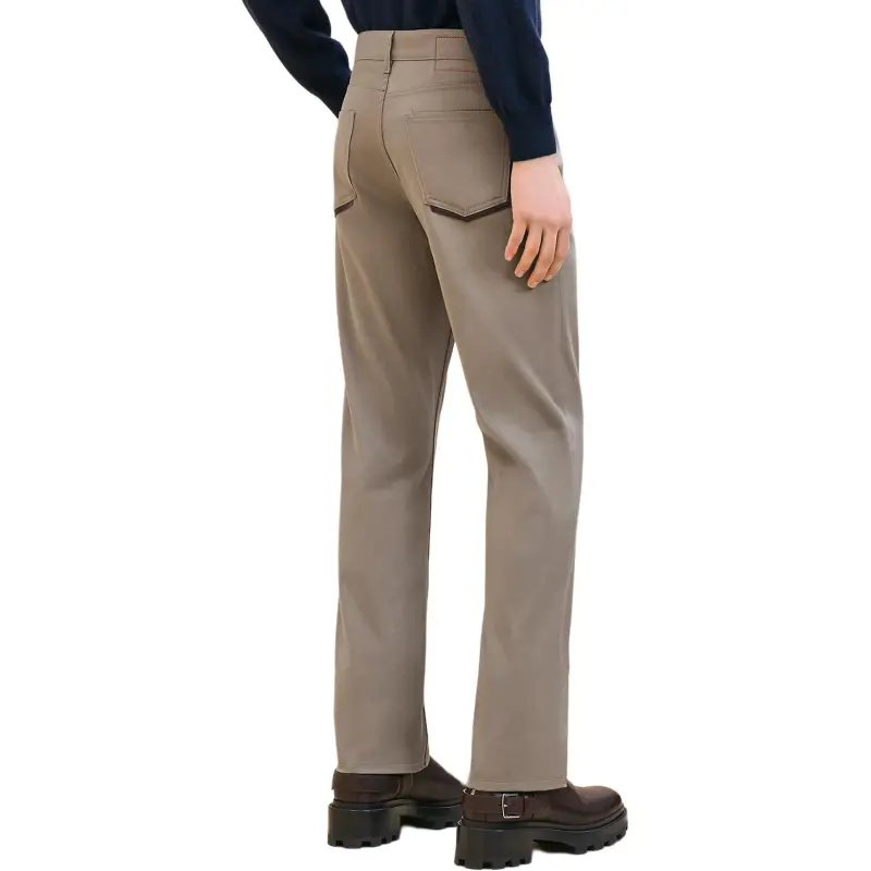 HERMES FW24 Jeans Men's Mud Charcoal-2