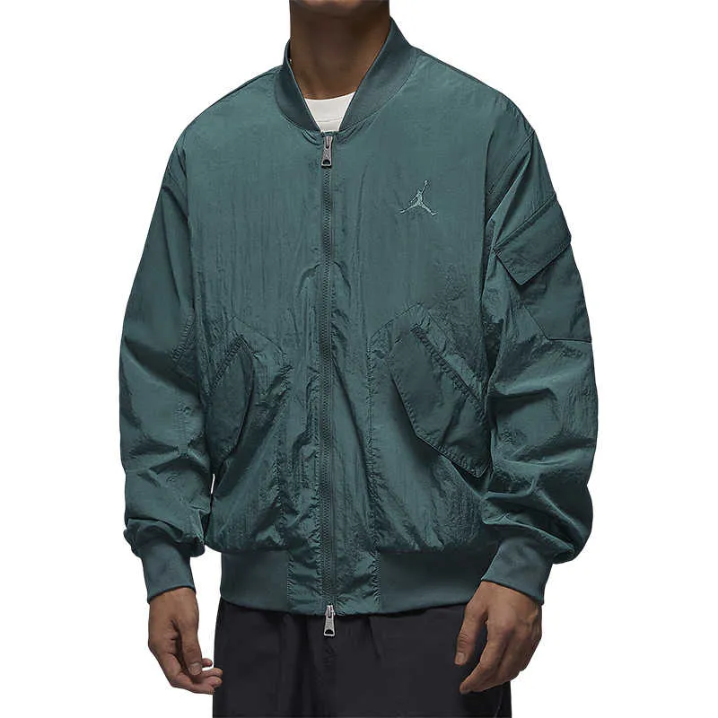 Jordan Jacket Unisex Peacock Green Shopping Bag Included-2