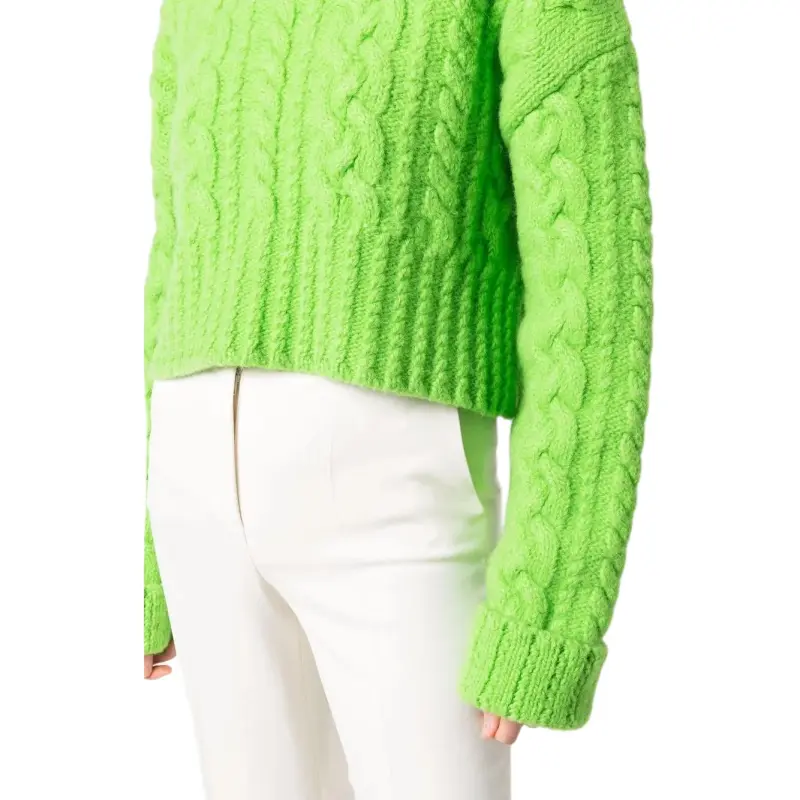 AMIPARIS Cable knit Virgin Wool Jumper-4