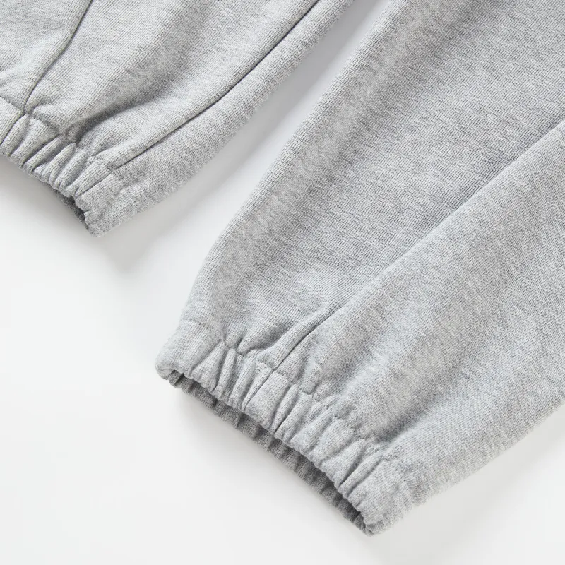 Adidas Knitted Sweatpants Men's Gray-5