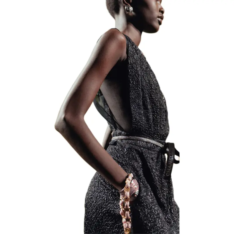 CHANEL Jumpsuits Women's Black-3