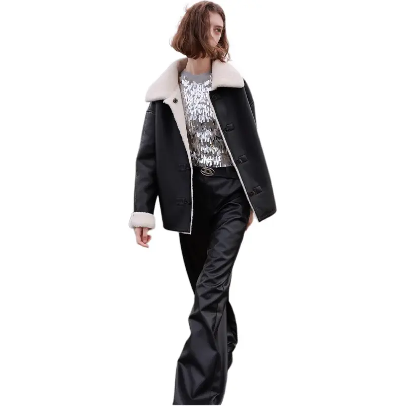 3COLOUR Jackets & Coats Women's Classic Black-6