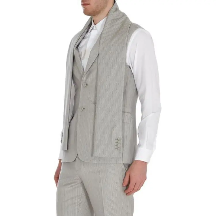 DIOR Homme Striped Sleeveless Jacket-5