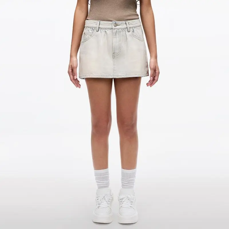 Miss Sixty Denim Short Skirts Women's Light Blue-3
