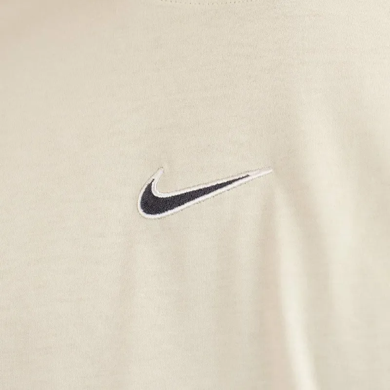 Nike Clothing T Shirts Men Cream-3