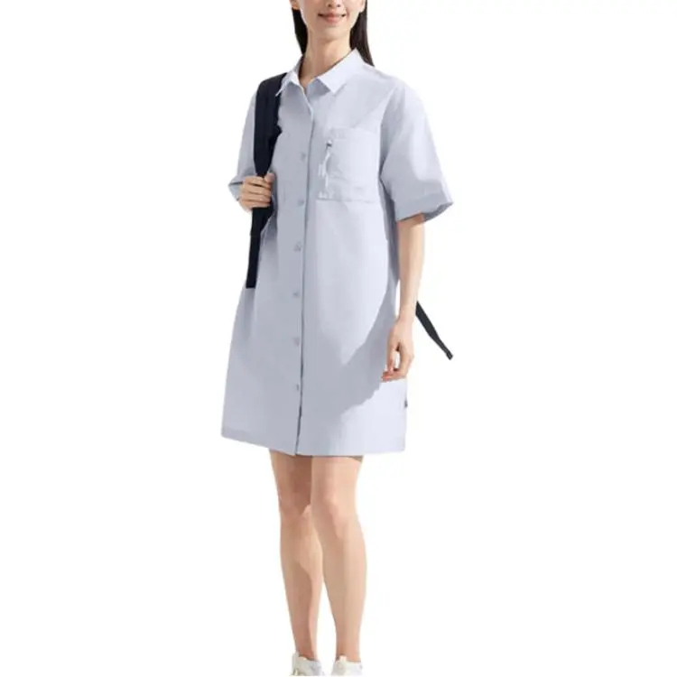 THE NORTH FACE CAMP City Outdoor Collection SS25 Short Sleeved Dress Women's 0TI/Haze Blue-2