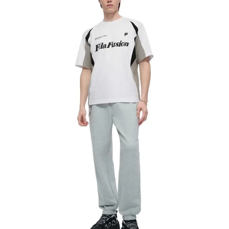 FILA FUSION LIFEFOB T Shirt Unisex Standard White-3