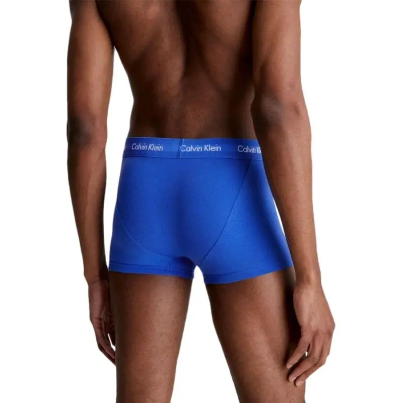 CALVIN KLEIN 3P LOW RISE TRUNK Underpants Europe Version Women's 3 Pack Multicolor-4