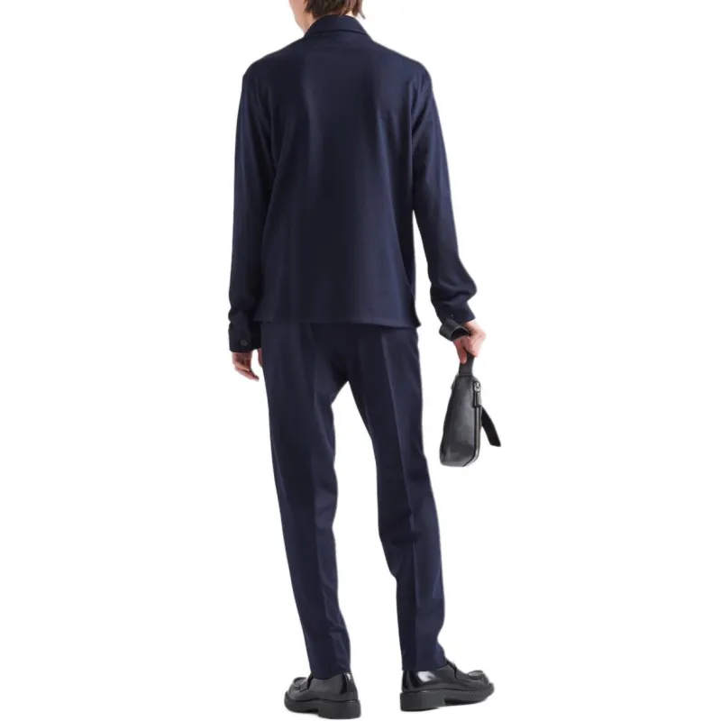 PRADA Shirts Men Blue-2