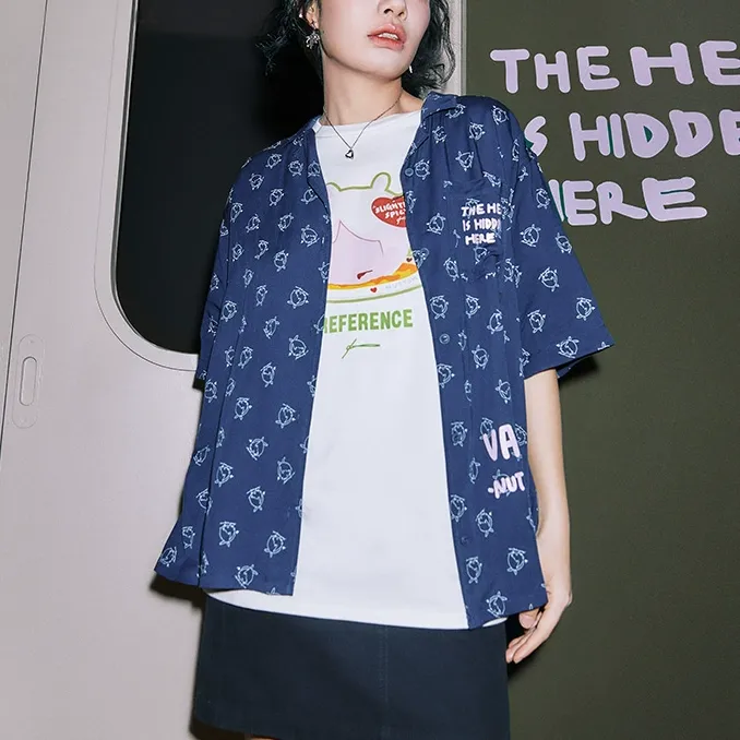 Vans OTW Shirts Unisex Blue Full Print-3