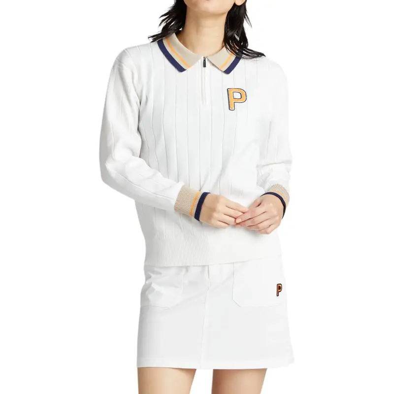 PUMA PC W Polo Shirt Women's White Light-2