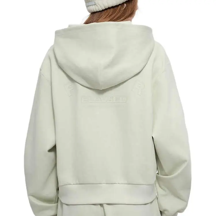 FILA FUSION Sweatshirt Women's Beige Porcelain Blue-2