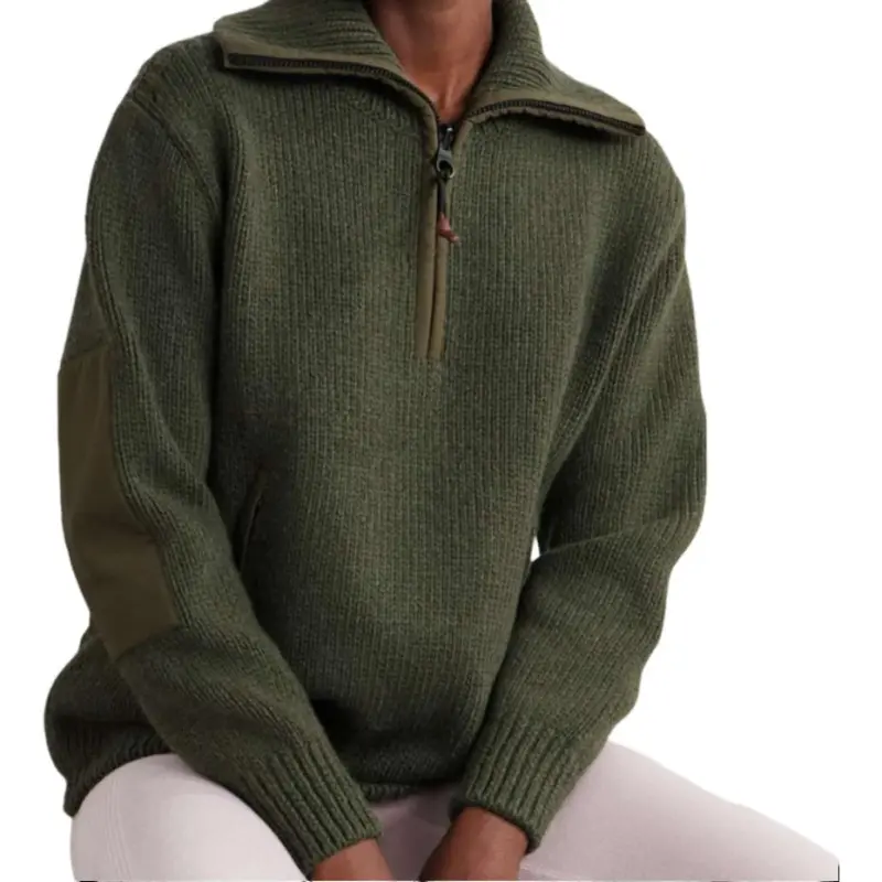 Loro Piana Quater Zip Knit Sweater-3