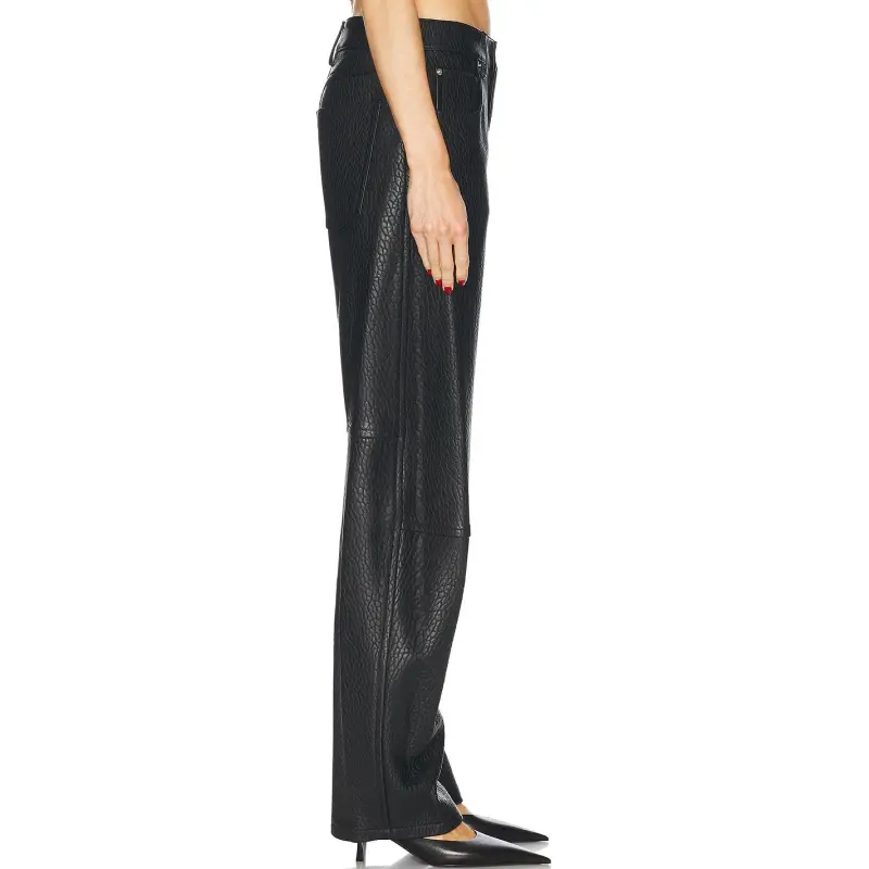 Alexander Wang Leather Pants Women's Black-2