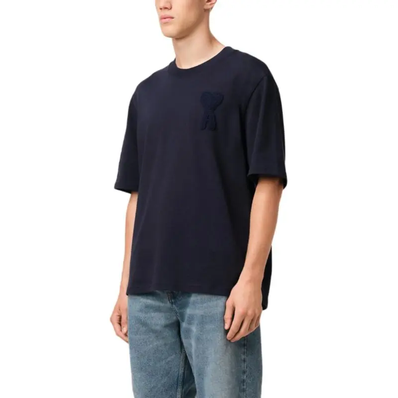 AMIPARIS Paris Short Sleeved Crewneck T Shirt-4