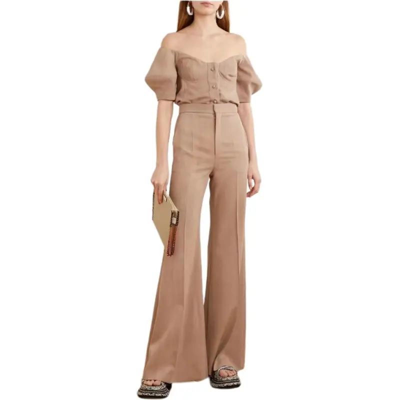 Chloé Casual Pants Women's Brown-1