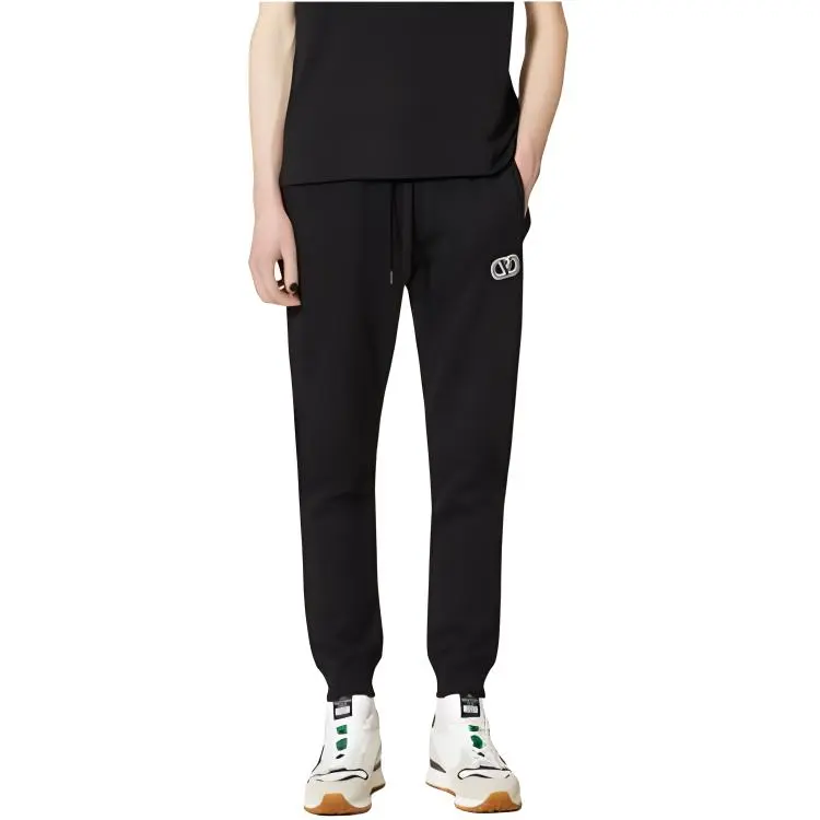Valentino Knitted Sweatpants Men's Black-2