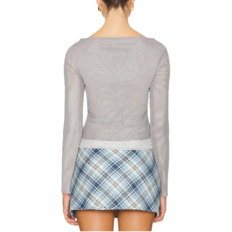 HOUSE OF SUNNY T Shirt Women's Gray-1