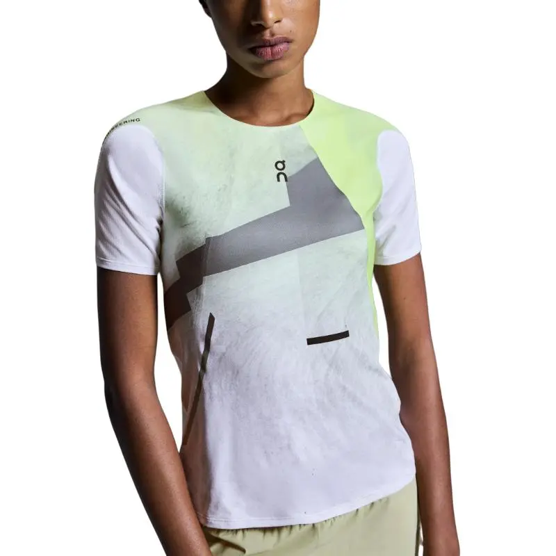 On Ultra T-Shirt Women's Soybean Green/Lemon-3