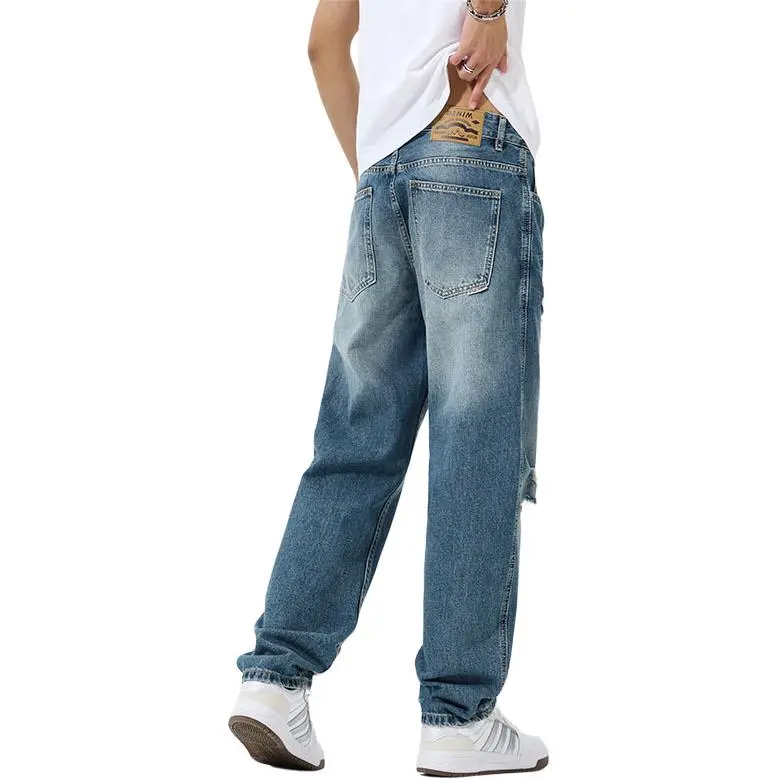 JASONWOOD Cowboy On The Run Jeans Unisex Blue-4