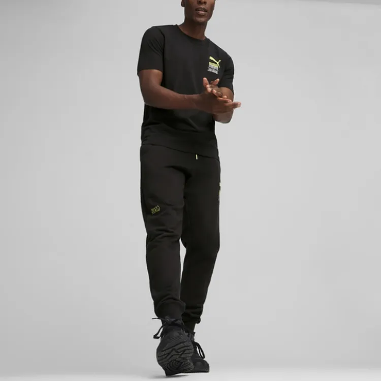 PUMA CLASSICS T-Shirts Men Black-2