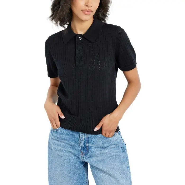 Carhartt WIP FW24 Polo Shirts Women's Black-3