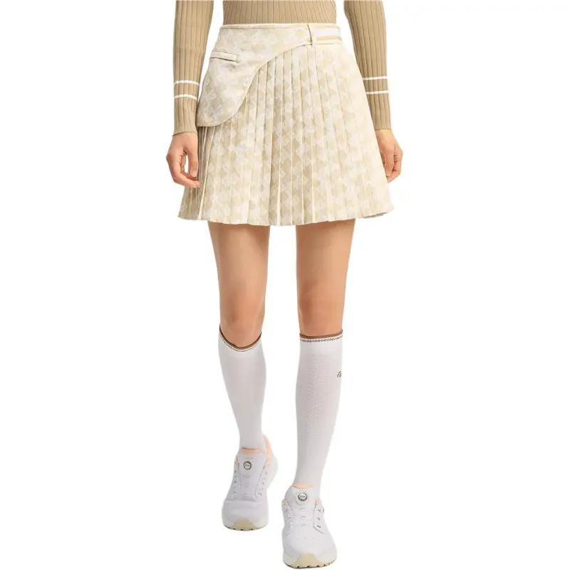 FILA Golf Series Casual Short Skirts Women's Light Card Yellow-1