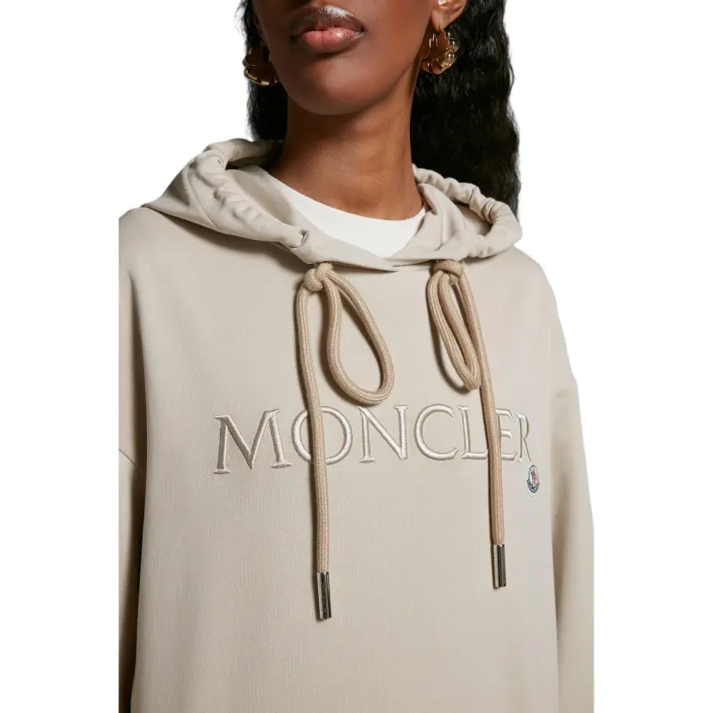 Moncler Logo Embroidered Drawstring Hoodie-3
