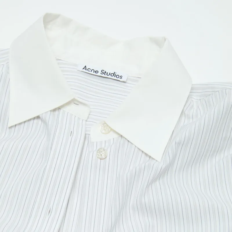 Acne Studios Button Up Striped Layered Shirt-4