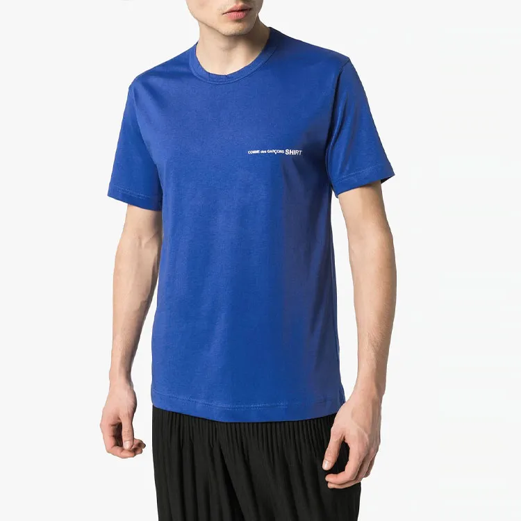 CDG T Shirts Men Blue-1
