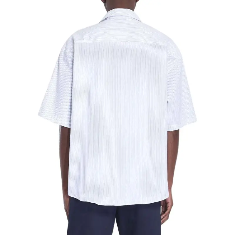 AMIPARIS Paris Ami De Coeur Short Sleeved Striped Shirt-1