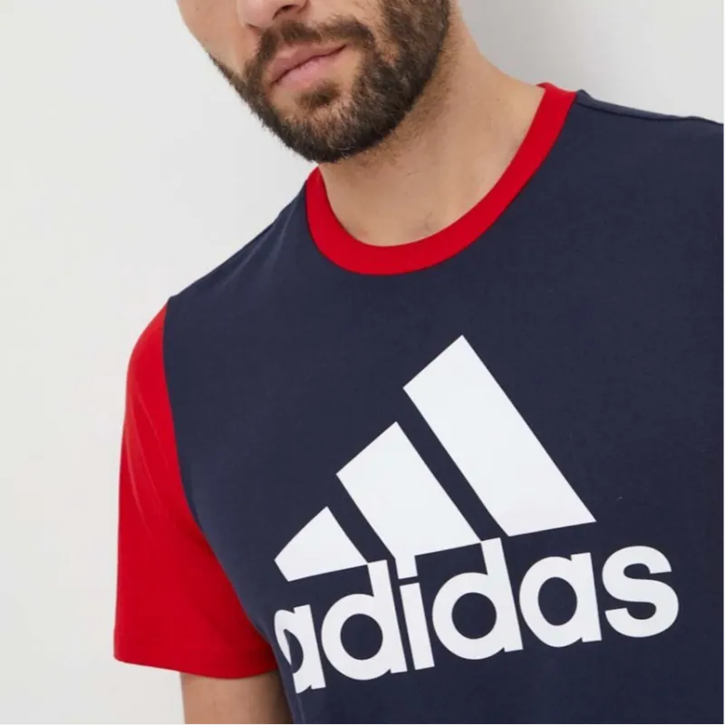 Adidas Essentials Single Jersey Big Logo T Shirt-3