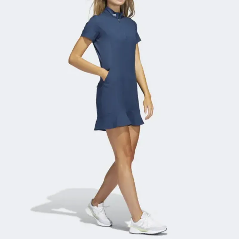 Adidas Short-Sleeved Dresses Women's Navy-3