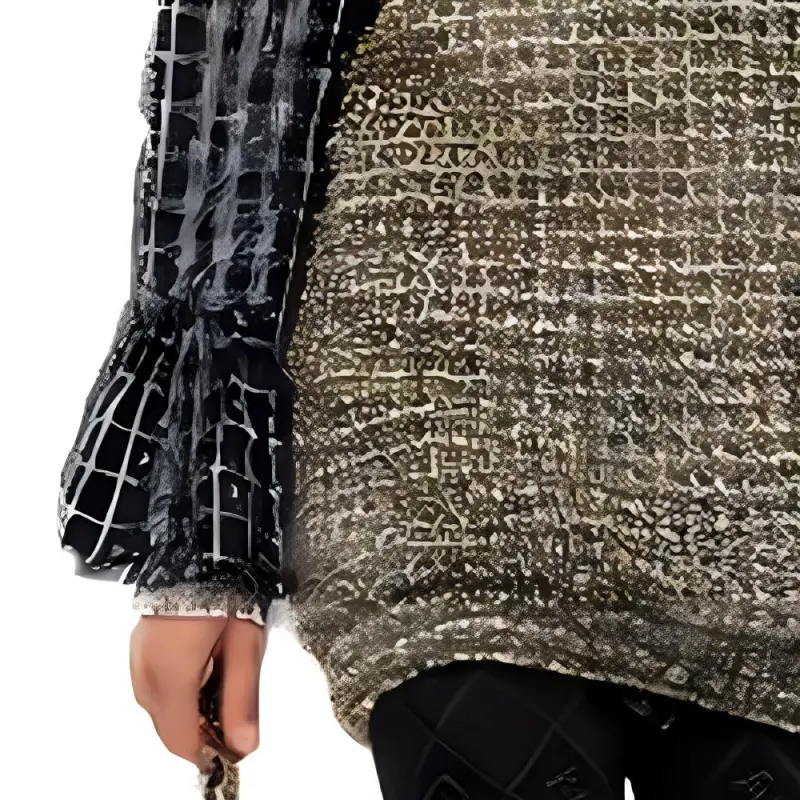 CHANEL SS23 Long-Sleeved Dresses Women's Multicolor-2