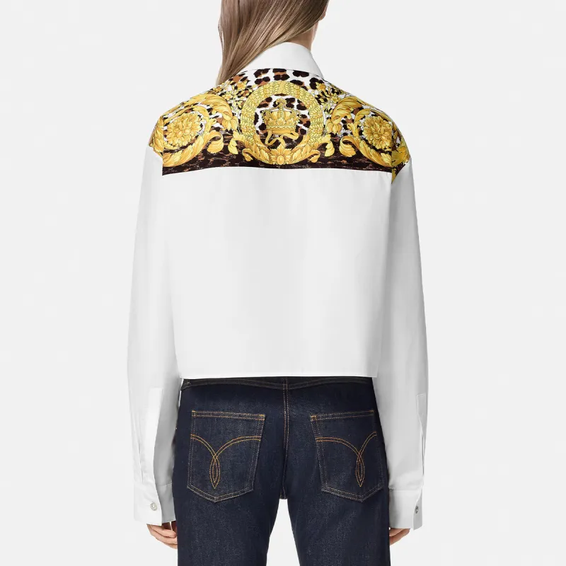 VERSACE Wild Barocco Cropped Shirt-2