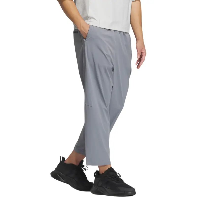 Adidas Knitted Sweatpants Men's Light Gray-2