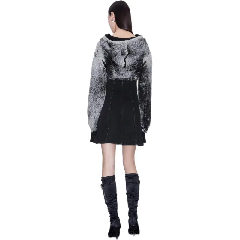 ONLY Long Sleeved Dresses Women's Dark Denim Gray-2