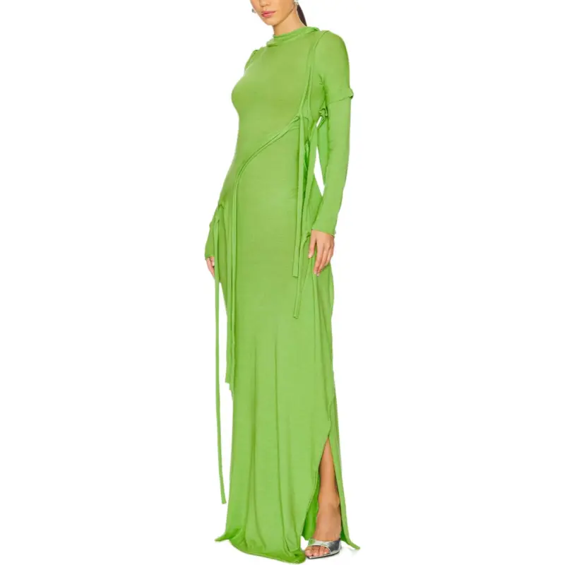 Ottolinger Long Sleeved Dress Women's Green-2