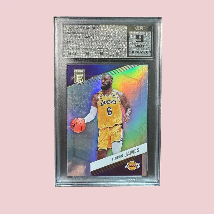 PANINI LeBron James Donruss 2022 23 Lakers COR9 Refringence Graded Cards 1 Pc-2