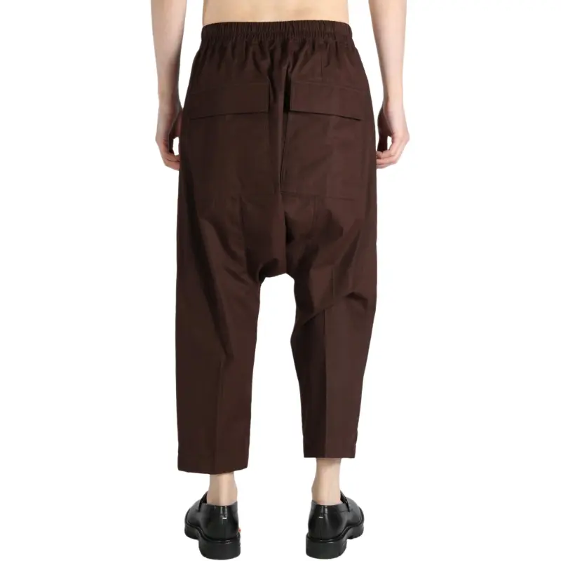 RICK OWENS Drawstring Cropped Pants-1