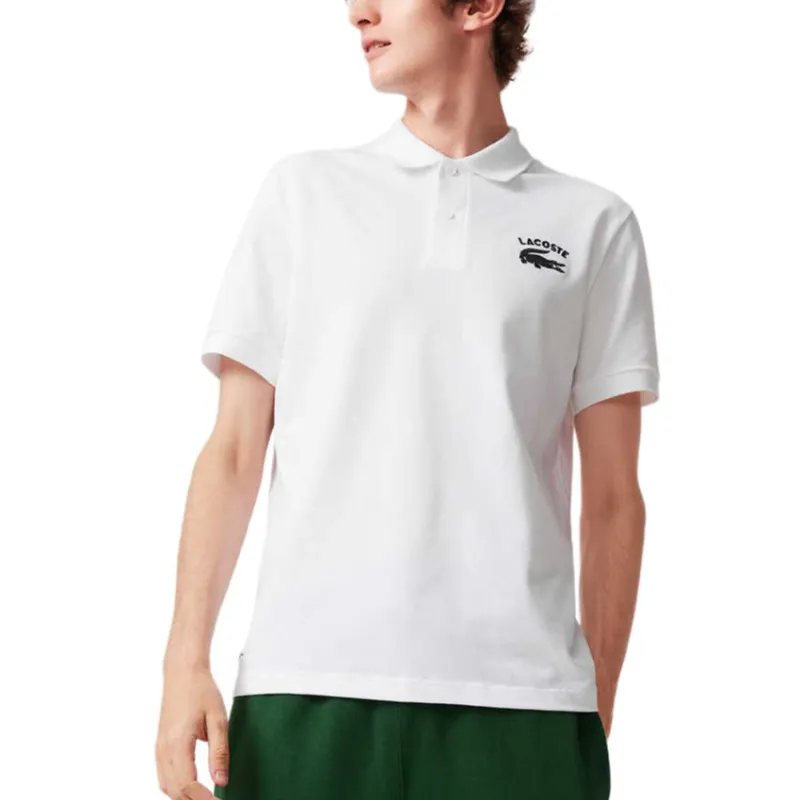 LACOSTE Polo Shirts Men White-2